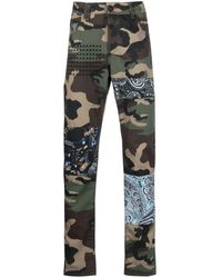 Philipp Plein - Camouflage-Print Straight-Leg Jeans - Lyst