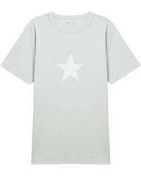agnès b. - Brando Star Cotton T-shirt - Lyst