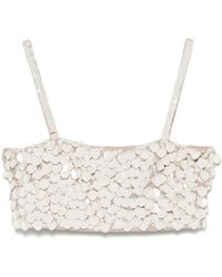 P.A.R.O.S.H. - Paillette-Embellished Top - Lyst