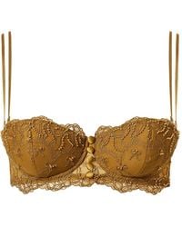 Twinset - Embroidered Tulle Bra - Lyst