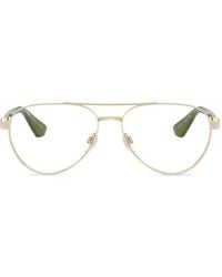 Burberry - Pilot Metal Glasses - Lyst