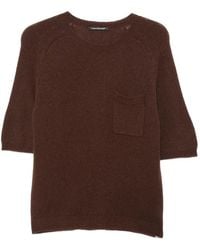 Luisa Cerano - Patch-Pocket Raglan-Sleeve Sweater - Lyst