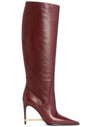 DSquared² - Metal-Bar Heeled Boots - Lyst