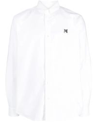 Maison Kitsuné - Schmales Hemd Mit Fuchs-Patch - Lyst