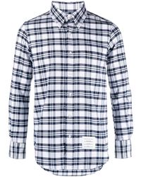 Thom Browne - Plaid-check Print Shirt - Lyst
