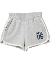 AAPE BY A BATHING AP - Logo Printed Shorts - Lyst