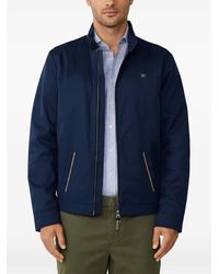 Hackett - Harrington Logo-Embroidered Jacket - Lyst