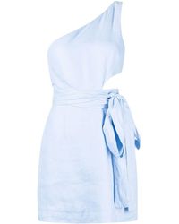 Bondi Born - Mytros Asymmetrical Cut-out Mini Dress - Lyst