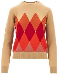 Ballantyne - Kaschmirpullover Mit Argyle-Muster - Lyst