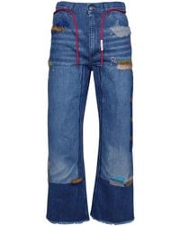 Marni - Katoenen Jeans Met Logopatch - Lyst