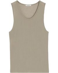 Lemaire - Ribbed Crewneck Tank Top - Lyst