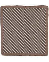 Brunello Cucinelli - Striped Pocket Square - Lyst