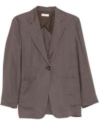 Panicale - Belted Single-Breasted Jacket - Lyst