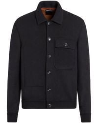 Zegna - Button-up Cashmere Shirt Jacket - Lyst