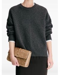 Loulou de Saison - Pia Lds Cashmere Drop-Shoulder Jumper - Lyst