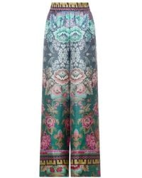 Pierre Louis Mascia - Aloe Floral-Print Trousers - Lyst