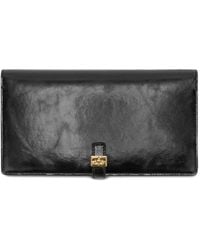 Ganni - Logo-Buckle Wallet - Lyst