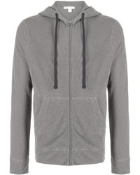 James Perse - French Terry Zip Up Hoodie - Lyst