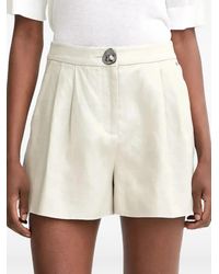 ARMANI EXCHANGE - Pleat-Detail Shorts - Lyst