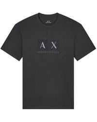 ARMANI EXCHANGE - Logo-Print Short-Sleeve T-Shirt - Lyst