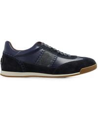 Etro - Leather Panelled Sneakers - Lyst