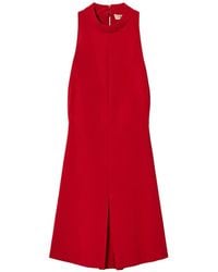 Twinset - Short Crêpe Halter Neck Dress - Lyst