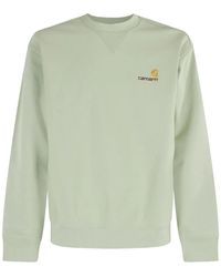 Carhartt - Embroidered-Logo Crew-Neck Sweater - Lyst