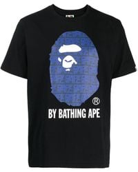 A Bathing Ape - Logo-print Short-sleeve T-shirt - Lyst