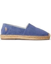 Polo Ralph Lauren - Polo Pony Suede Espadrilles - Lyst