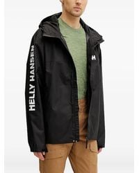 Helly Hansen - Hoodie mit Logo-Ärmel - Lyst