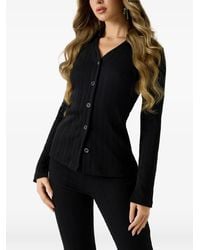 Guess - Rib-Knit Top - Lyst