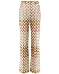 Missoni - Pantalon Ample À Motif De Chevrons - Lyst