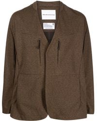 White Mountaineering - V-Neck Long-Sleeve Jacket - Lyst