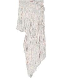 DIESEL - Asymmetrical Gathered Skirt - Lyst
