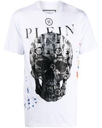 Philipp Plein - Skull-print Short-sleeve T-shirt - Lyst