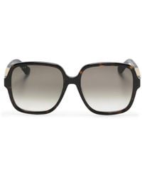 Gucci - Oversize Square-Frame Sunglasses - Lyst