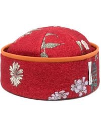 Mantero 1902 - Floral-Print Hat - Lyst