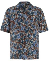 BOGGI - Floral-Print Chest-Pocket Shirt - Lyst