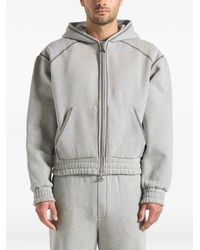 Manière De Voir - Ivan Kapuzenjacke mit Ziernähten - Lyst