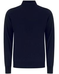 Alpha Studio - High-Neck Sweater - Lyst
