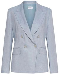 Marella - Double-Breasted Blazer - Lyst