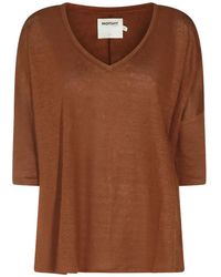 Not Shy - Emilie V-Neck T-Shirt - Lyst