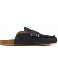 JW Anderson - Stitch-Detail Suede Loafers - Lyst
