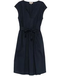 Woolrich - Robe Mi-Longue À Col V - Lyst