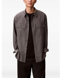 Calvin Klein - Buttoned Chest-Pockets Shirt - Lyst