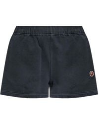 A Bathing Ape - Ape Head One Point Track Shorts - Lyst