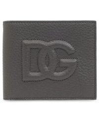 Dolce & Gabbana - Logo-Embossed Leather Wallet - Lyst
