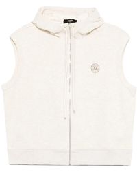 Fendi - Sleeveless Zip-Up Hoodie - Lyst