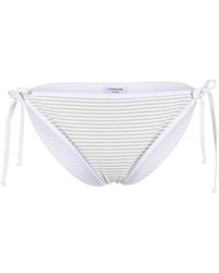 Thom Browne - Stripe-Pattern Bikini Bottoms - Lyst