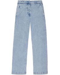 Another Tomorrow - Wide-Leg Jeans - Lyst